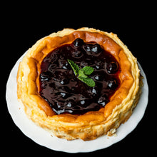 Load image into Gallery viewer, Blueberry Purée Basque Cheesecake