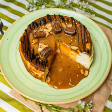 Load image into Gallery viewer, Fresh Caramel & Roasted Peanut Basque Cheesecake