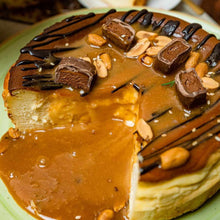 Load image into Gallery viewer, Fresh Caramel & Roasted Peanut Basque Cheesecake