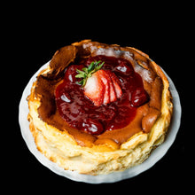 Load image into Gallery viewer, Strawberry Purée Basque Cheesecake
