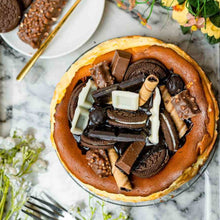 Load image into Gallery viewer, Triple Chocolate &amp; Cookies Basque Cheesecake