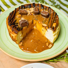 Load image into Gallery viewer, Fresh Caramel &amp; Roasted Peanut Basque Cheesecake
