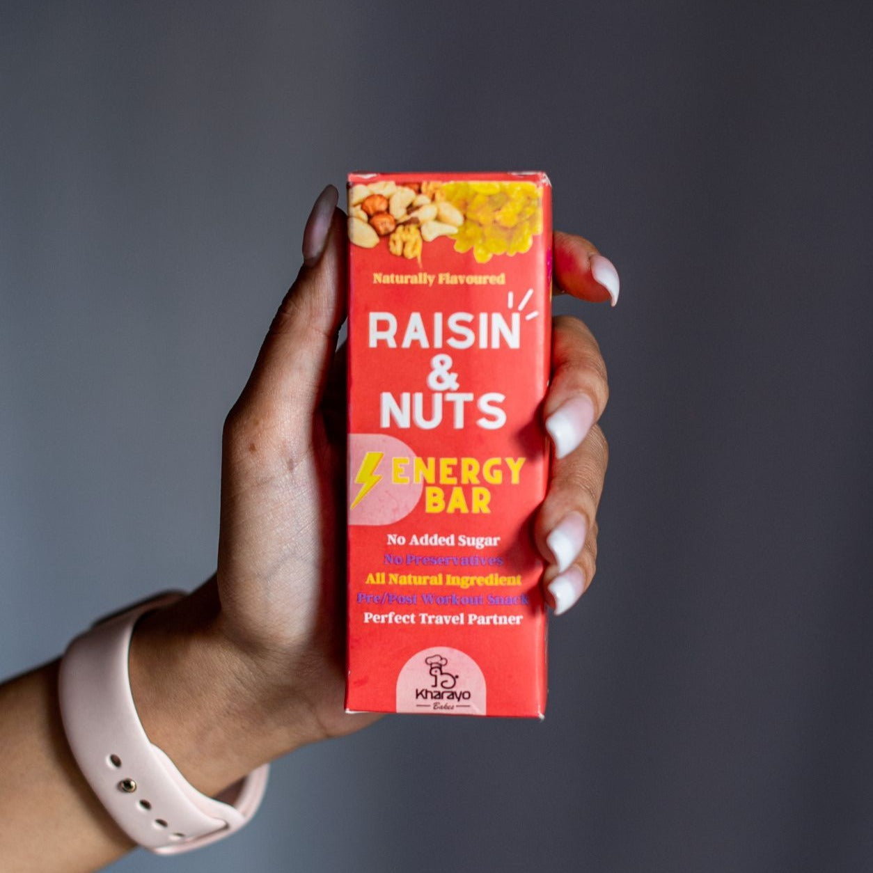 Raisin & Nuts Energy Bar kharayobakes